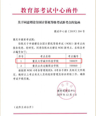 重慶大學(xué)城市科技學(xué)院獲批全國計算機(jī)等級考試考點(diǎn)，助力重慶計算機(jī)產(chǎn)業(yè)發(fā)展